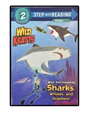 BUNDLE & SAVE🦈 Wild Kratts: Sharks, Whales, and Dolphins Level 2 Reader